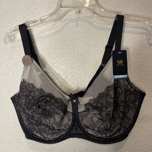 Wacoal Elegant Black Lace Bra 40DDD